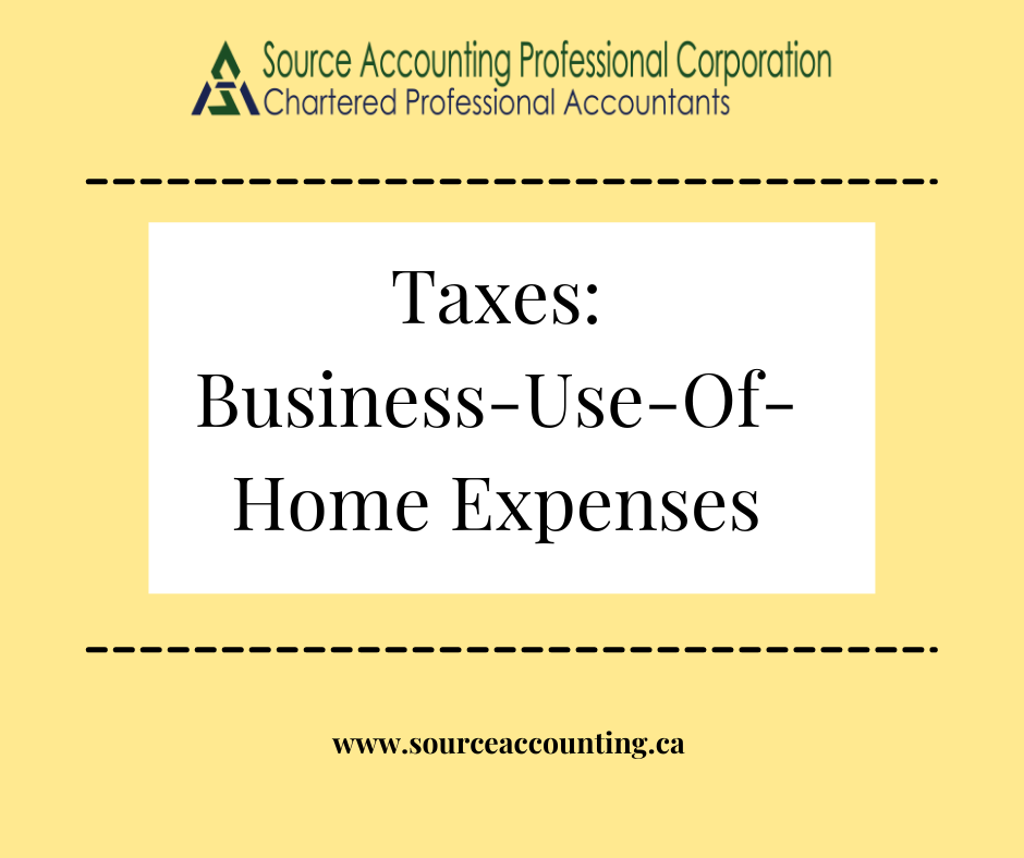 BusinessUseOfHome Expenses Source Accounting Professional Corporation