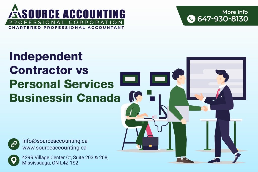 Independent Contractor vs Personal Services Business in Canada