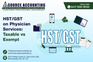 HSTGST on Physician Services Taxable vs Exempt