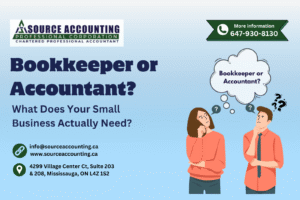 Bookkeeper or Accountant? What Does Your Small Business Actually Need?