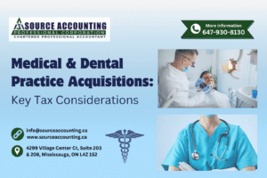 Buying a Medical or Dental Practice in Ontario: Tax Considerations Before You Buy